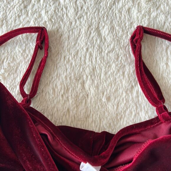 Red Velvet mini dress size 3X - Picture 14 of 16